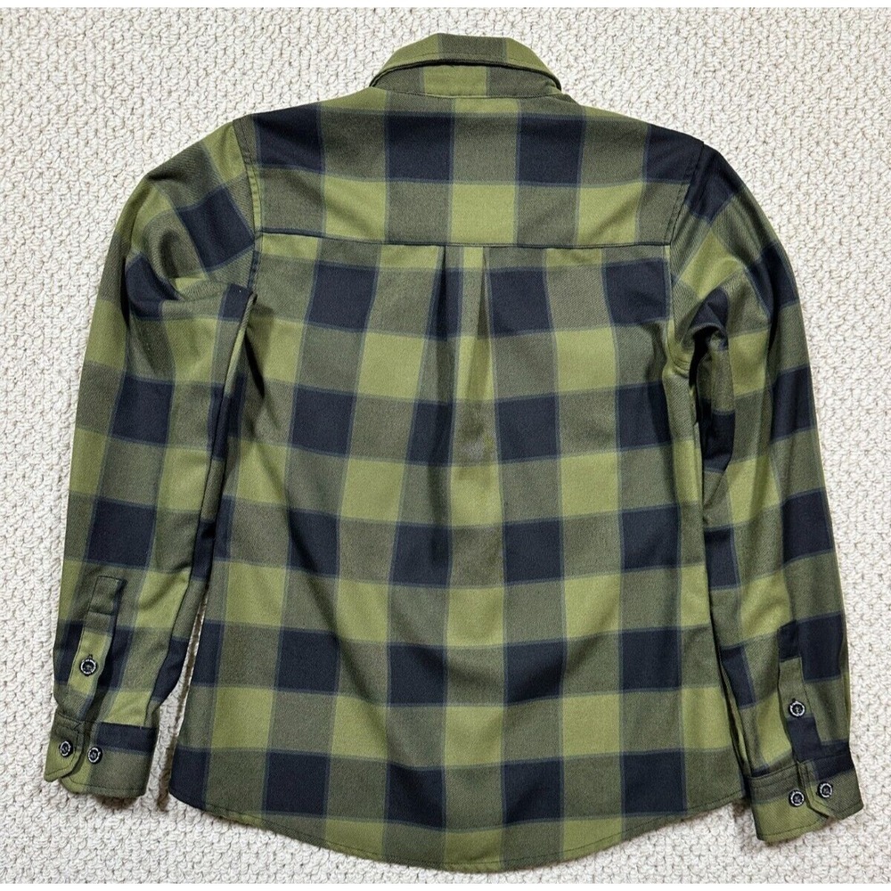 Dixxon Flannel Womens M Green Plaid Black Rifle Coffee Co Long Sleeve Shirt - Picture 2 of 14